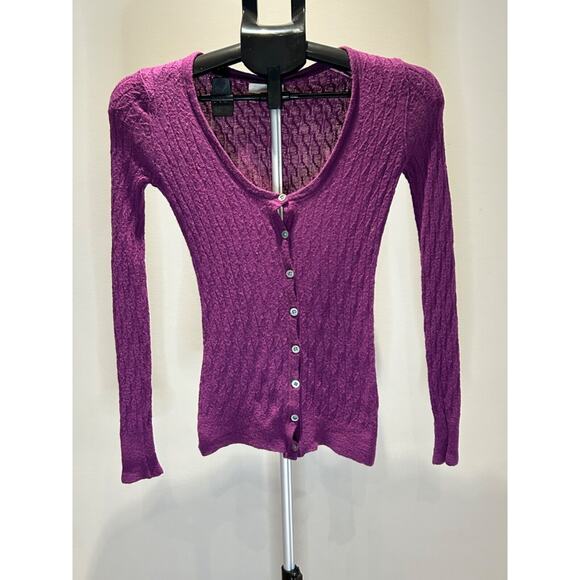 Martin + Osa Purple Cardigan size XS - Picture 1 of 3